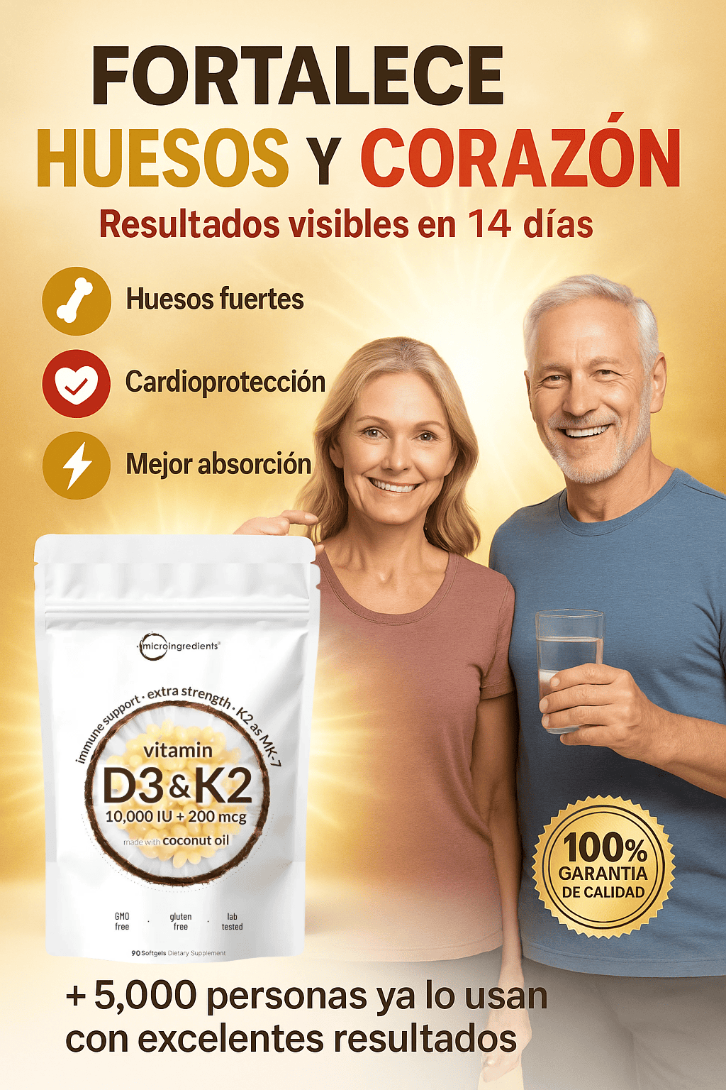 La Fórmula Inteligente para Huesos Fuertes y Defensas Activa